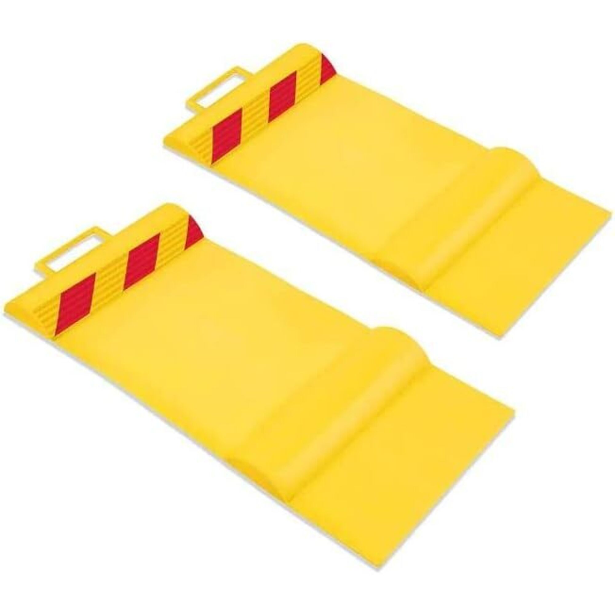 RaxGo, Parking Mat Stopper with Anti-Skid Grip – 2pk, Length 27.5 in, Height 2 in, Model# RGCPM2PCK